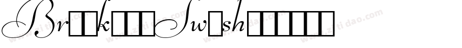 BrookmanSwash字体转换