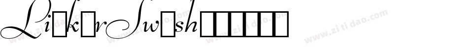 LinkerSwash字体转换