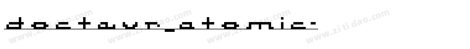 docteur_atomic字体转换