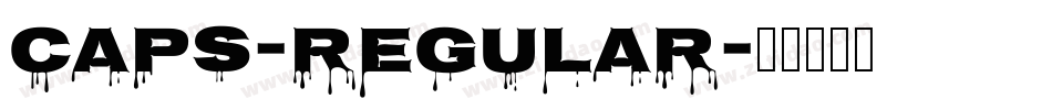 CAPS-Regular字体转换