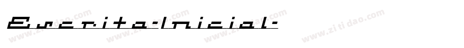 Escrita-Inicial字体转换