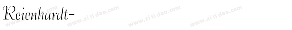 Reienhardt字体转换