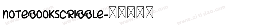 NotebookScribble字体转换