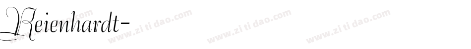 Reienhardt字体转换