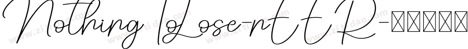 NothingToLose-nEER字体转换