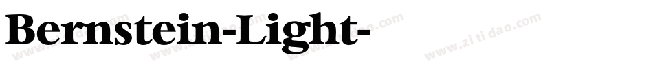 Bernstein-Light字体转换