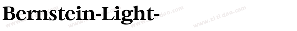 Bernstein-Light字体转换