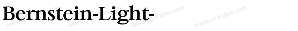 Bernstein-Light字体转换