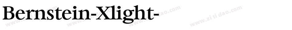 Bernstein-Xlight字体转换