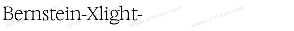 Bernstein-Xlight字体转换