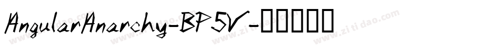 AngularAnarchy-BP5V字体转换