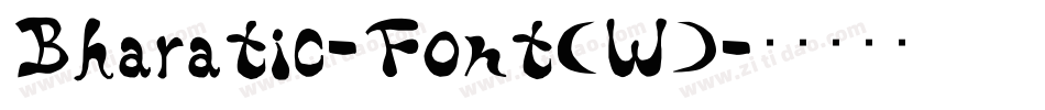 Bharatic-Font(W)字体转换