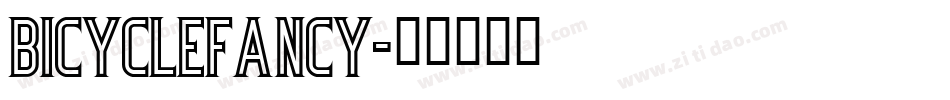 BicycleFancy字体转换