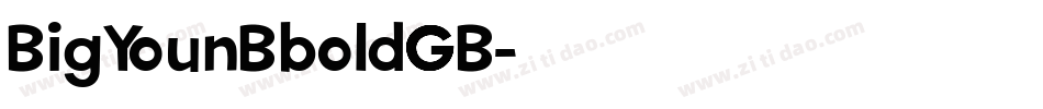BigYounBboldGB字体转换