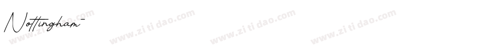 Nottingham字体转换