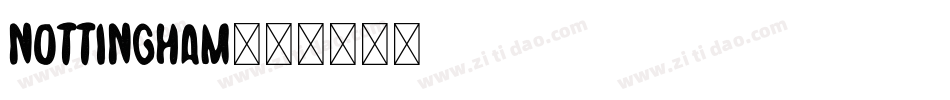 Nottingham字体转换