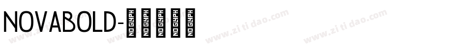 NovaBold字体转换