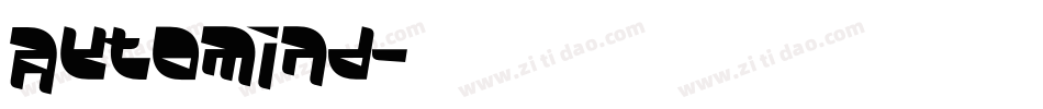 Automind字体转换