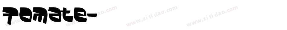 Tomate字体转换