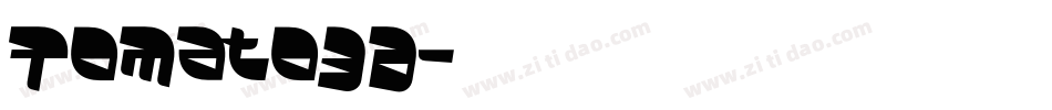 Tomato3D字体转换