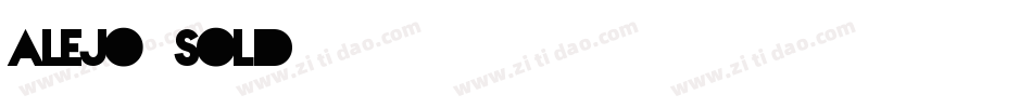 Alejo-Solid字体转换