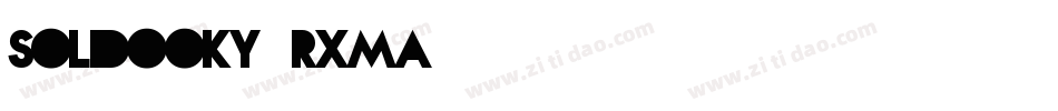 SolidOoky-rxmA字体转换