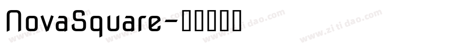 NovaSquare字体转换