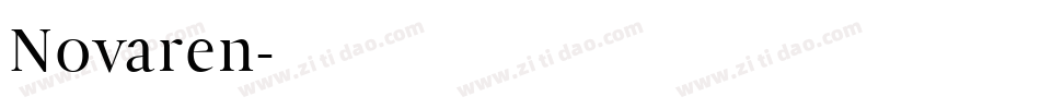 Novaren字体转换