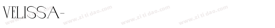 Velissa字体转换