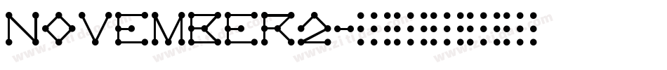 november2字体转换