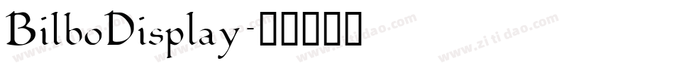 BilboDisplay字体转换