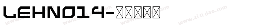LEHN014字体转换