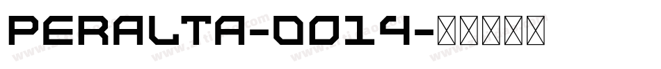 Peralta-o014字体转换
