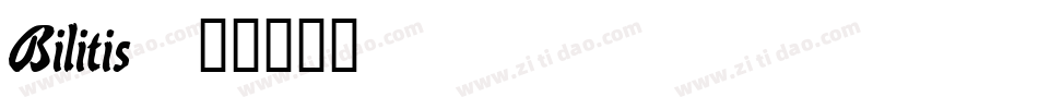 Bilitis字体转换