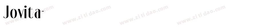 Jovita字体转换