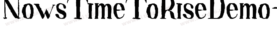 NowsTimeToRiseDemo-owX5A字体转换
