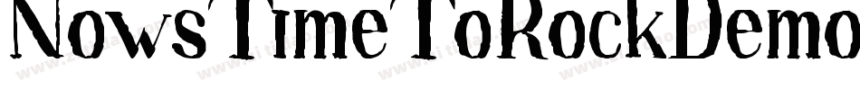 NowsTimeToRockDemo-L3JzG字体转换