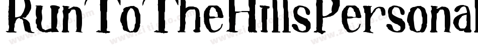 RunToTheHillsPersonalUse-PDw7字体转换