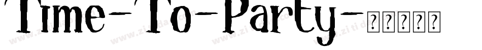Time-To-Party字体转换