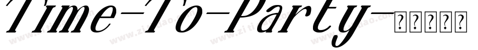Time-To-Party字体转换