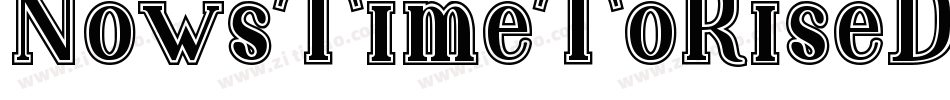 NowsTimeToRiseDemo-owX5A字体转换