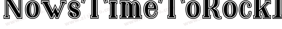 NowsTimeToRockDemo-L3JzG字体转换