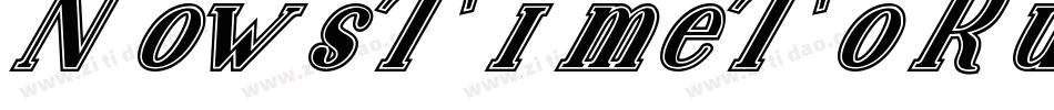 NowsTimeToRushDemo-eZMLg字体转换