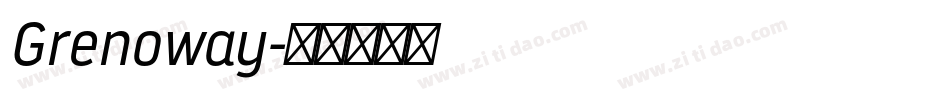Grenoway字体转换
