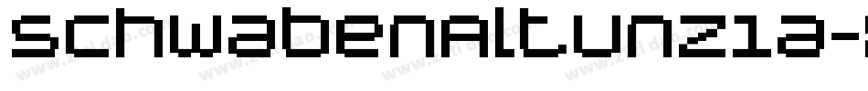 SchwabenAltUnz1a-8RXA字体转换