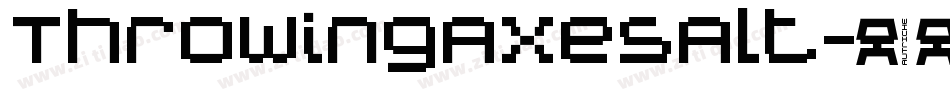 ThrowingAxesAlt字体转换