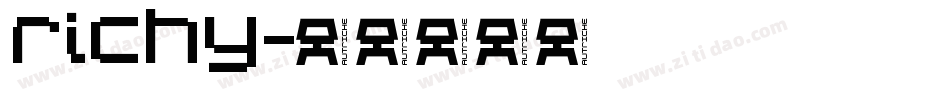 richy字体转换