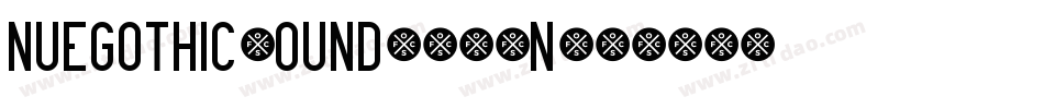 NueGothicRound-Bwan字体转换