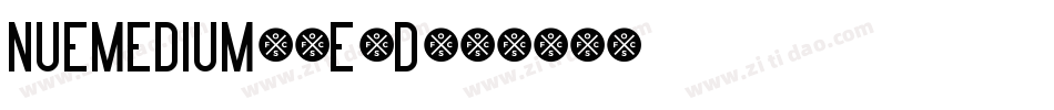 NueMedium-2eLd字体转换