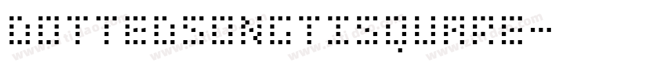 dottedsongtisquare字体转换